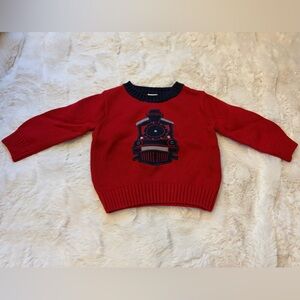 Gymboree Red Sweater with Train